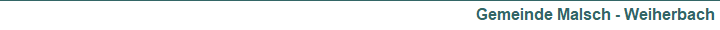 Gemeinde Malsch - Weiherbach